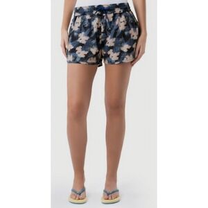 New Guy Harvey Women's Fishing Swimming Shorts Floral Draw String Pockets Size L